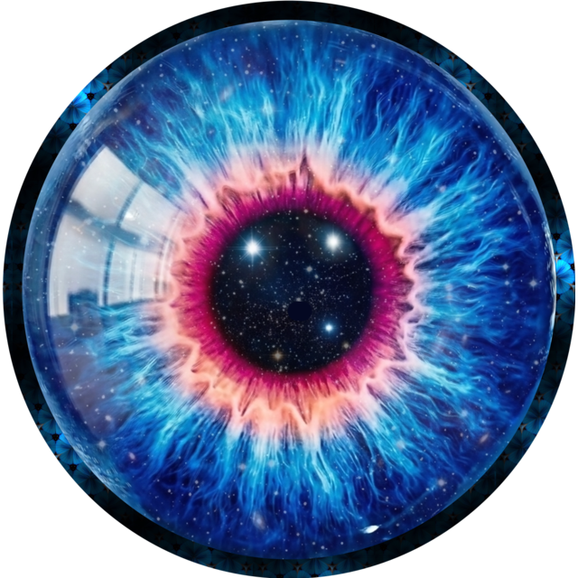 Arts of Seeing glass eye logo